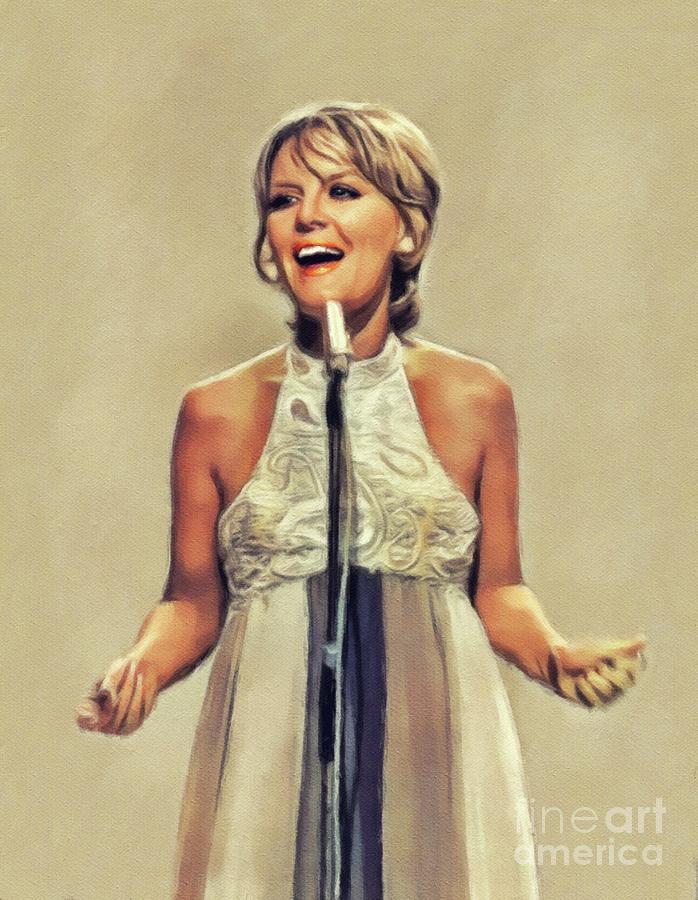 Petula Clark, Music Legend #1 Painting by Esoterica Art Agency