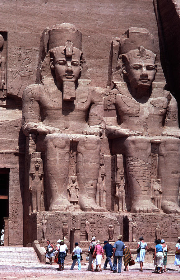 Pharaohs At Abu Simbal In Egypt Photograph