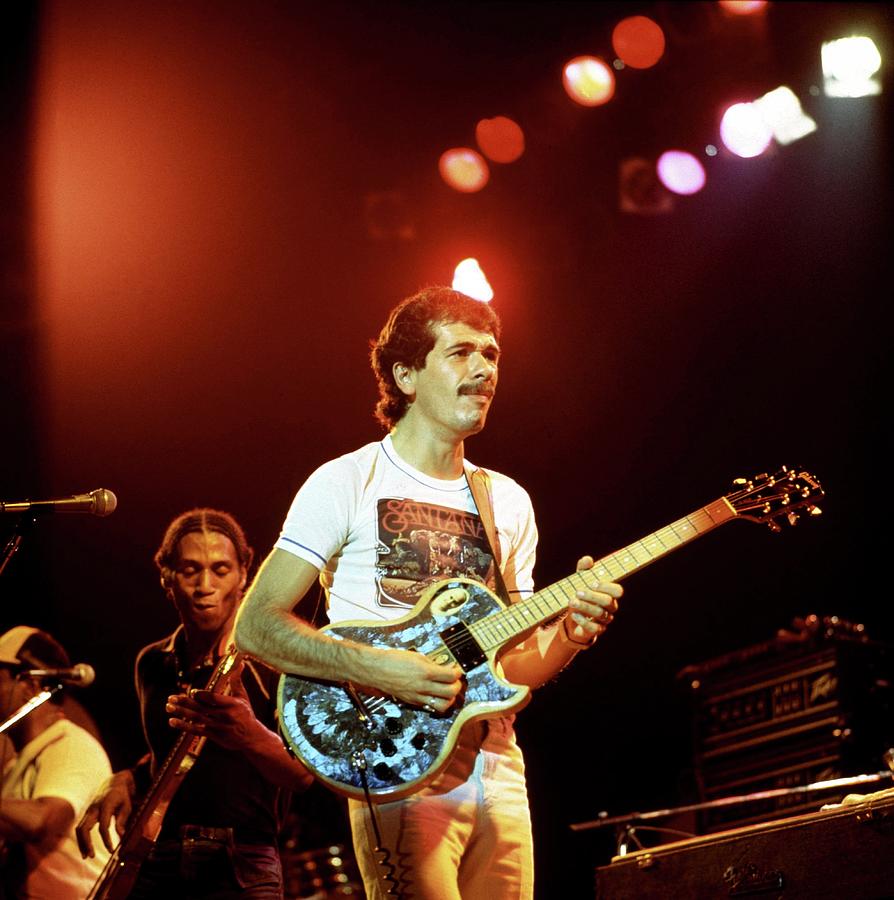 Photo Of Carlos Santana #1 Photograph by David Redfern