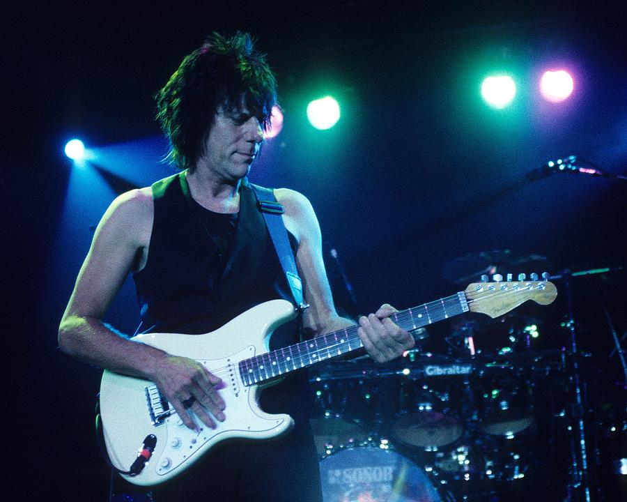 Music Photograph - Photo Of Jeff Beck #1 by Larry Hulst
