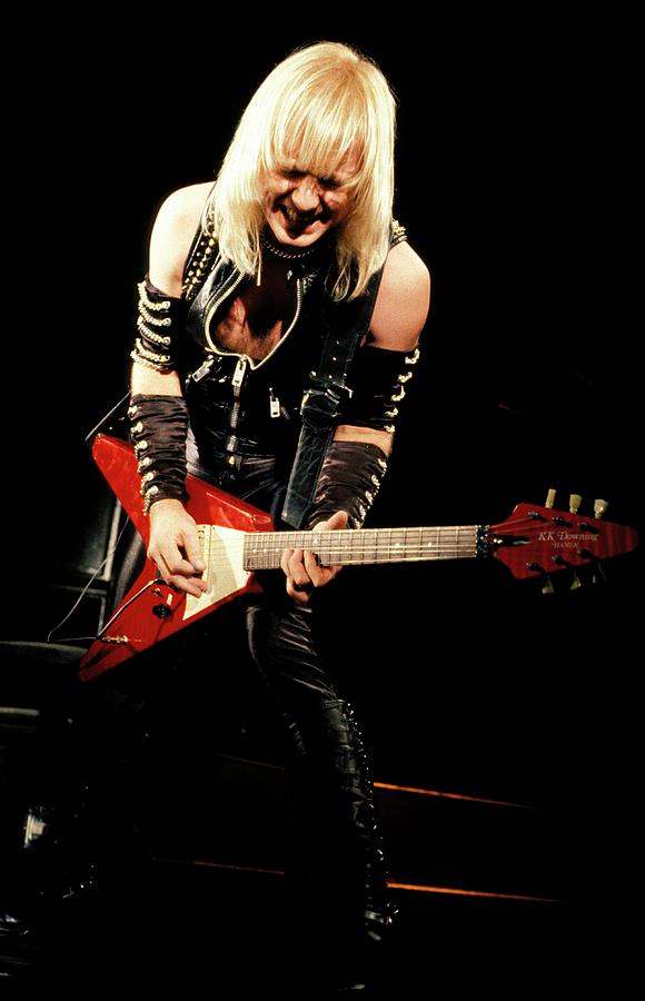 Photo Of Kk Downing And Judas Priest #1 Photograph by Pete Cronin