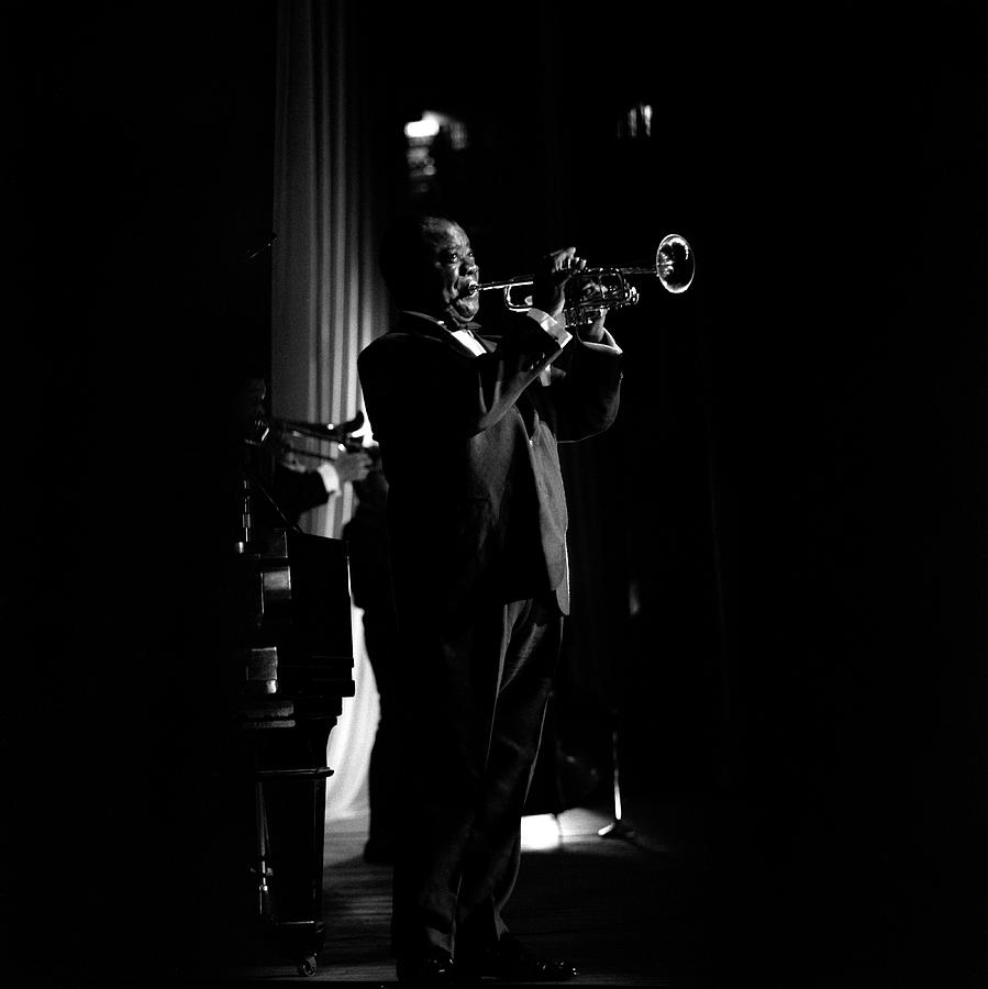 Music Photograph - Photo Of Louis Armstrong #1 by David Redfern