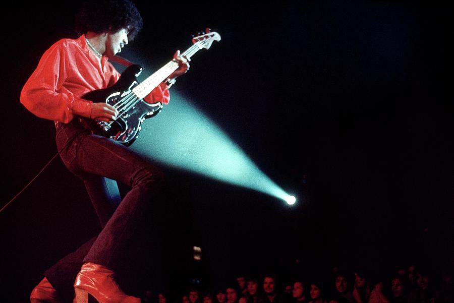Photo Of Phil Lynott And Thin Lizzy Photograph by Erica Echenberg