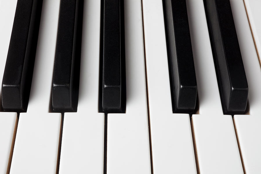 Piano Keys, Close-up #1 Photograph by Garry Gay