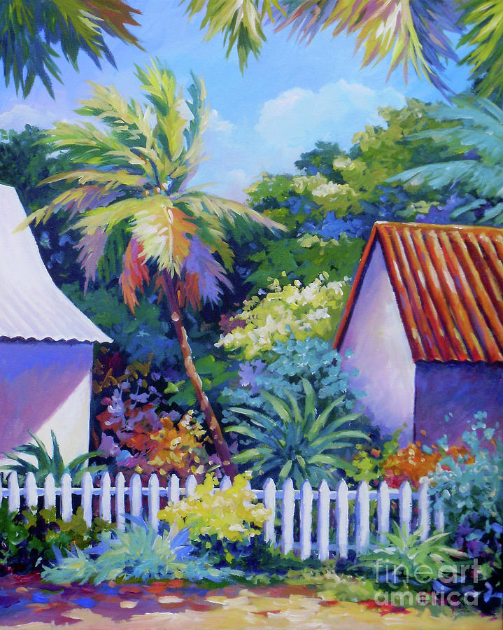 Picket Fence Painting by John Clark