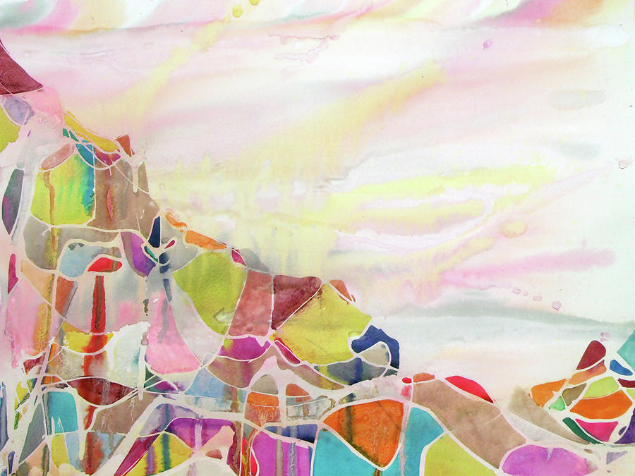 Abstract Painting - Pico Bolivar #1 by Lauren Moss