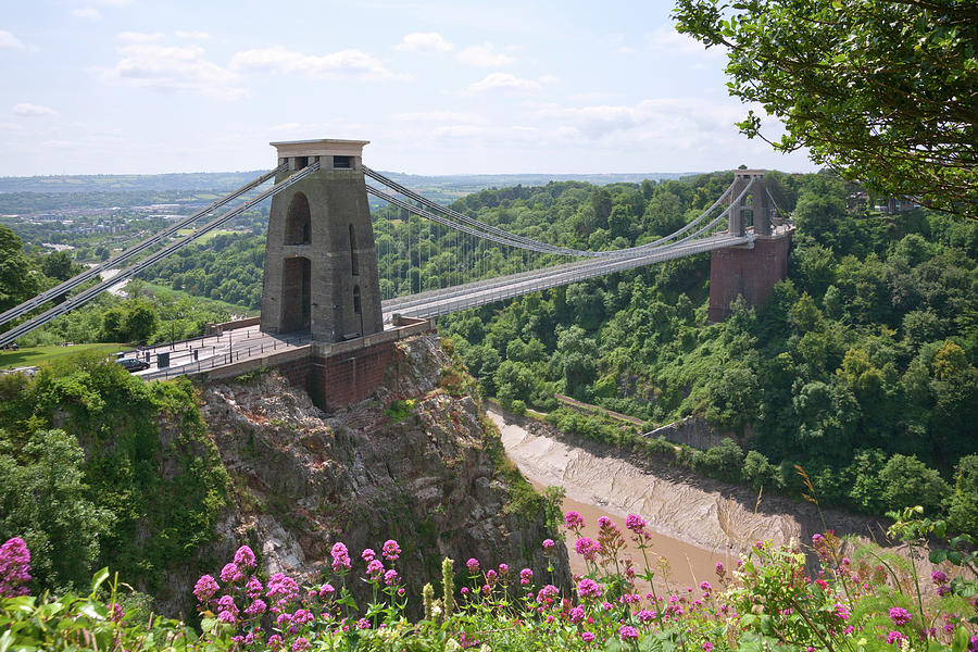 Picturesque City of Bristol - Clifton Suspension Bridge #1 Photograph by Seeables Visual Arts