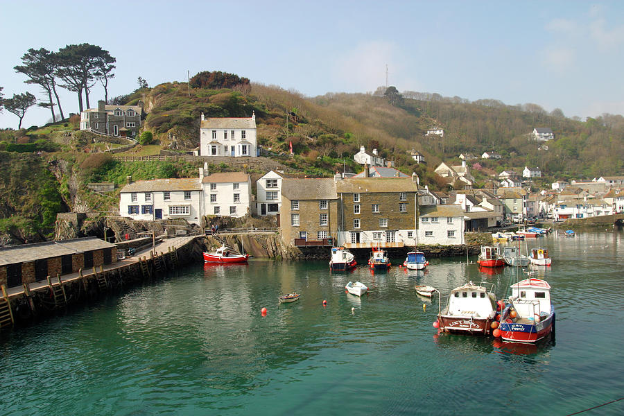 Picturesque Cornwall - Polperro Harbour #1 Photograph by Seeables Visual Arts