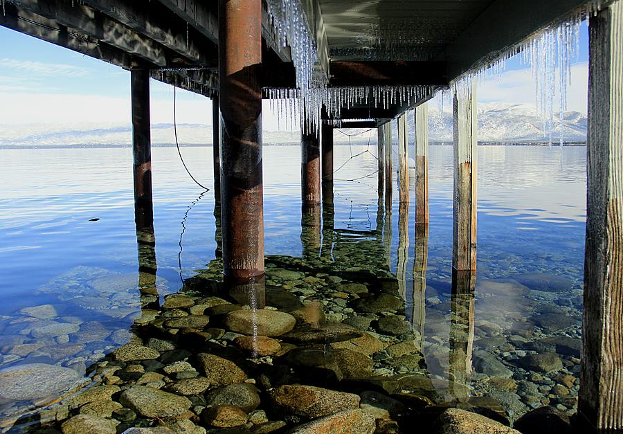 Winter Photograph - Pier Pleasure  #1 by Sean Sarsfield
