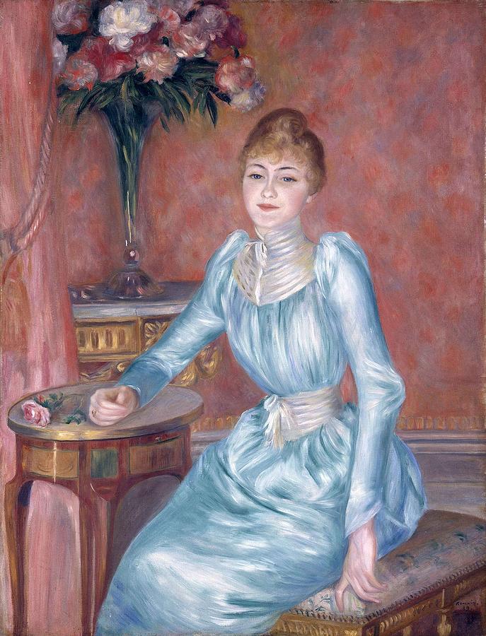 Pierre Auguste Renoir  French, 1841-1919   Portrait of Madame de Bonnieres   1889  #1 Painting by Celestial Images