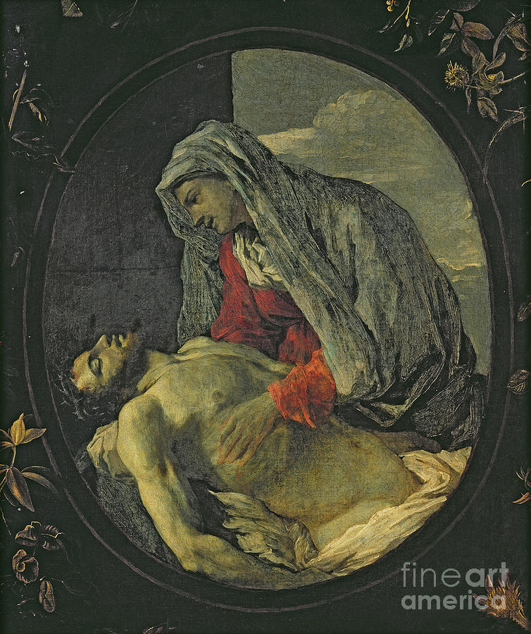 Pieta Painting by Nicolas Poussin - Pixels