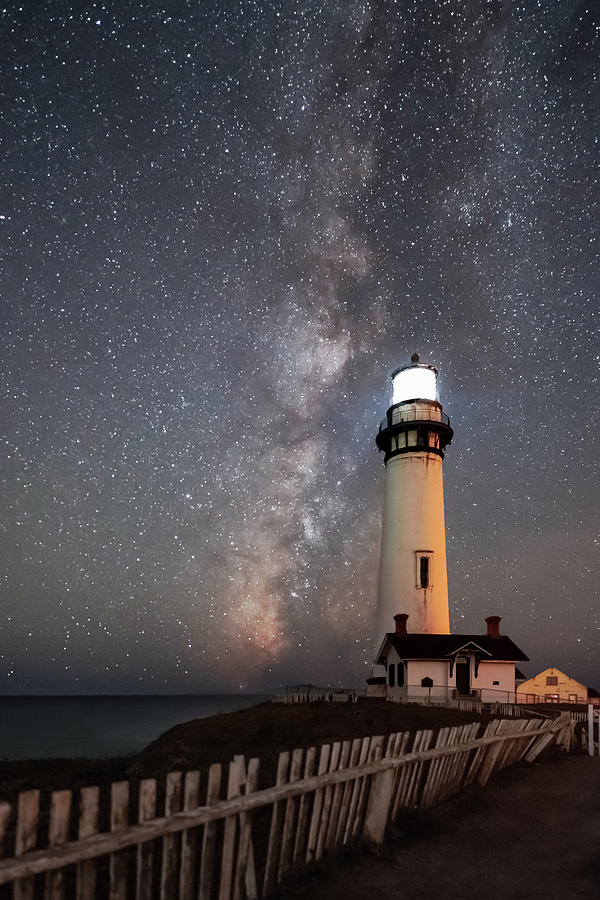 Pigeon Point Milky Way 2 #1 Photograph by Laura Macky
