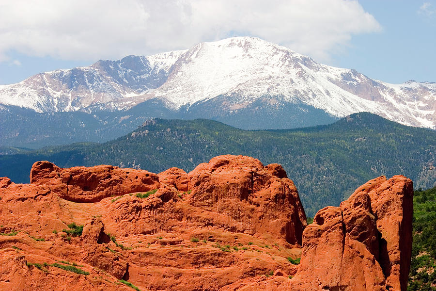 Pikes Peak And Garden Of The Gods Photograph by Swkrullimaging