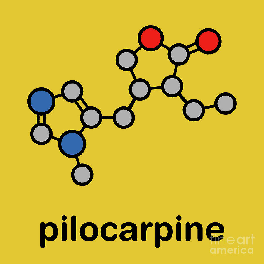 Pilocarpine Drug Molecule Photograph By Molekuulscience Photo Library Fine Art America