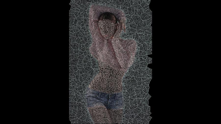 Pink Noise #1 Digital Art by Stephane Poirier
