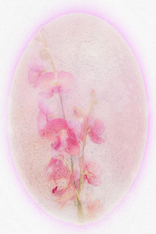 Pink Orchid 1 Photograph by Diane Lindon Coy