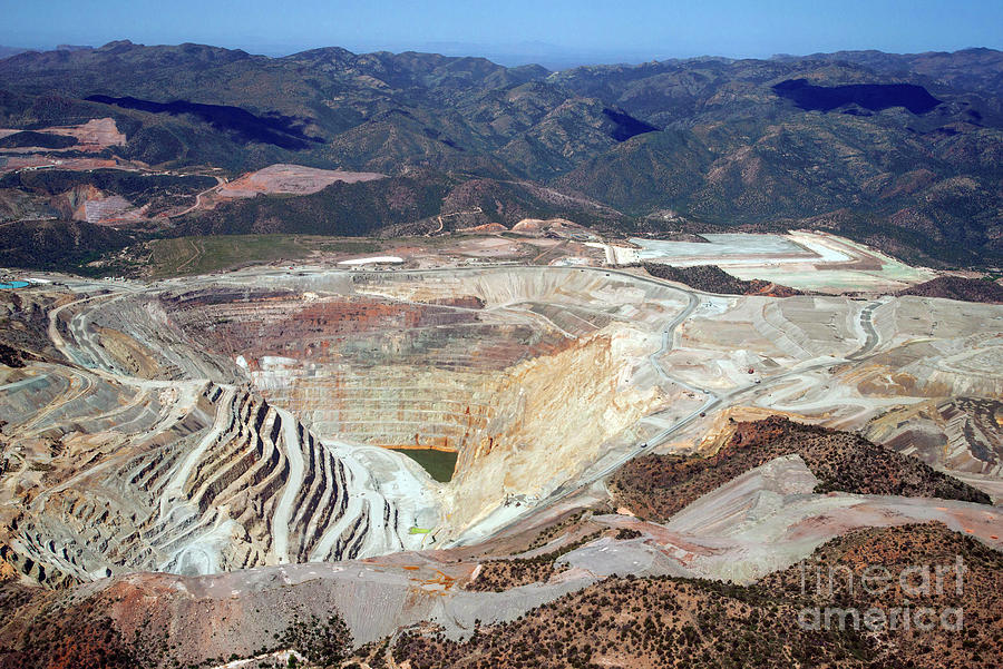 Pinto Valley Copper Mine #1 Photograph by Science Photo Library Pinto Valley Copper Mine #1 Photograph by Science Photo Library
