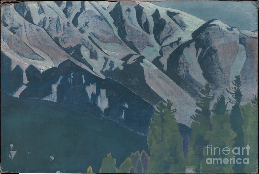 Pir Panjal, From The Series Of The Same Title, 1925 Painting by Nicholas Roerich