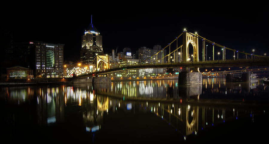 Pittsburgh Night #2 Photograph by Art Cole
