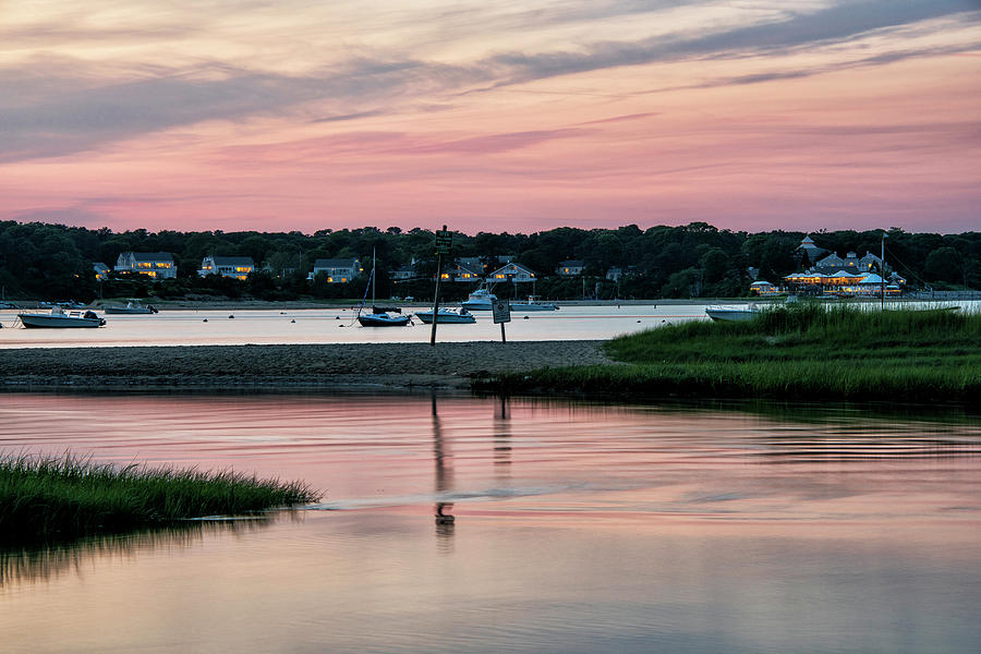 Pleasant Bay Sunset - Chatham - Cape Cod Massachusetts #1 Photograph by Brendan Reals