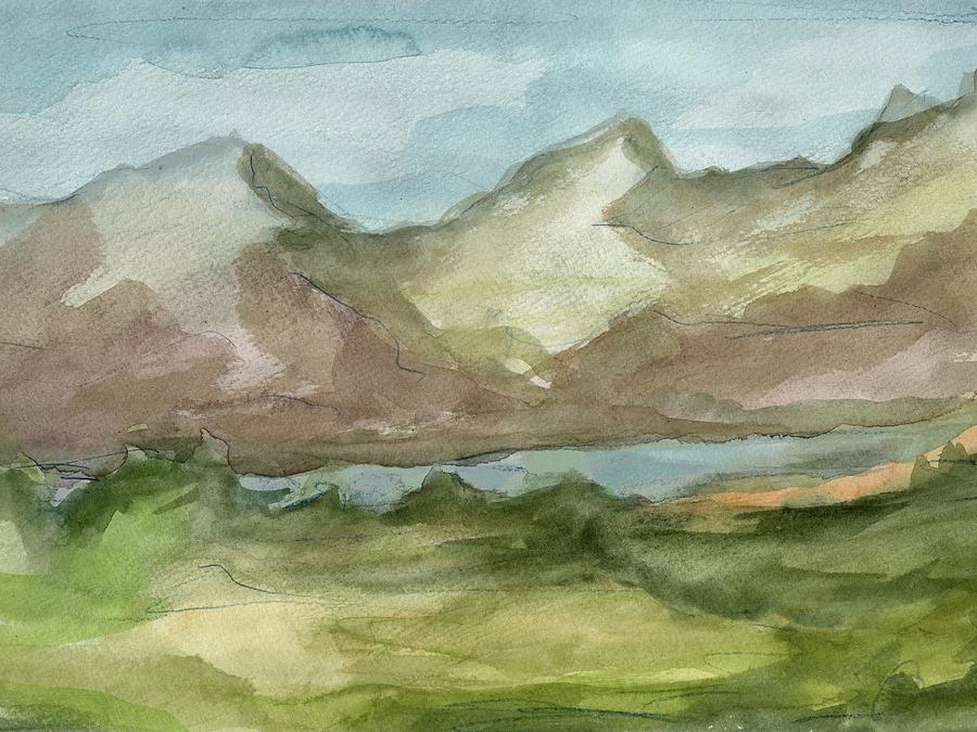 Mountain Painting - Plein Air Landscape II #1 by Ethan Harper