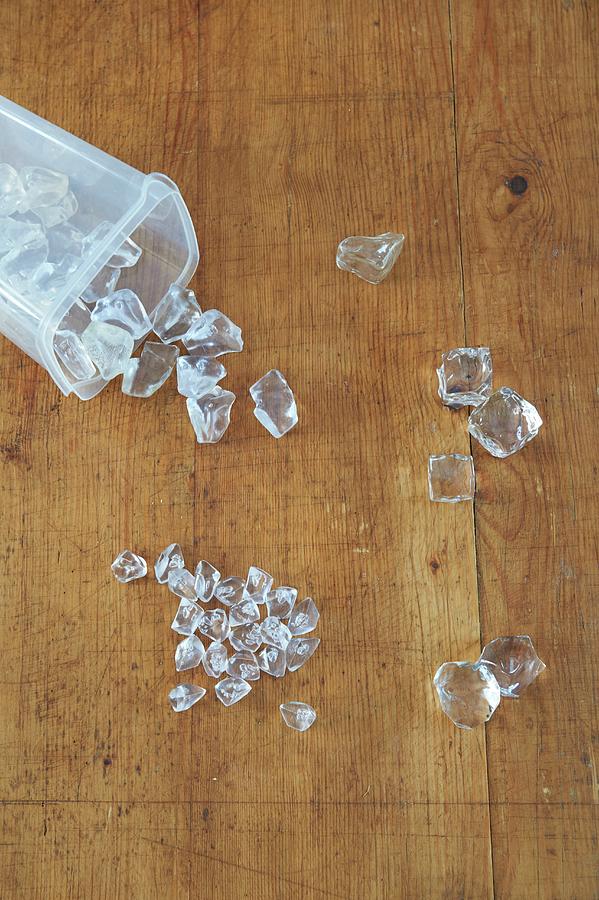 Plexi Glass Ice Cubes #1 Photograph by Nikolai Buroh