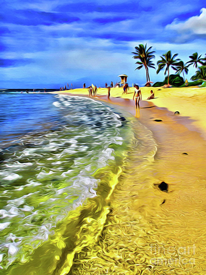 Poipu Beach Kauai Hawaii Photograph By Jerome Stumphauzer Fine Art America