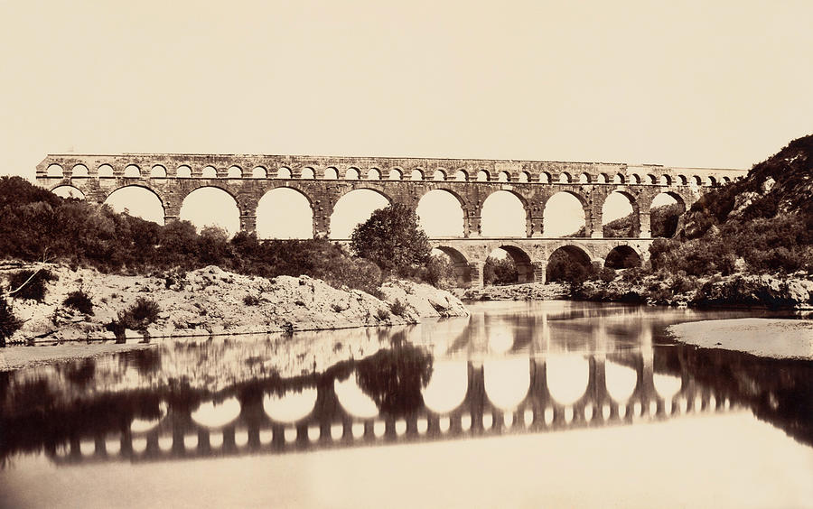 Pont Du Gard, Ancient Roman Aqueduct #1 Photograph by Science Source