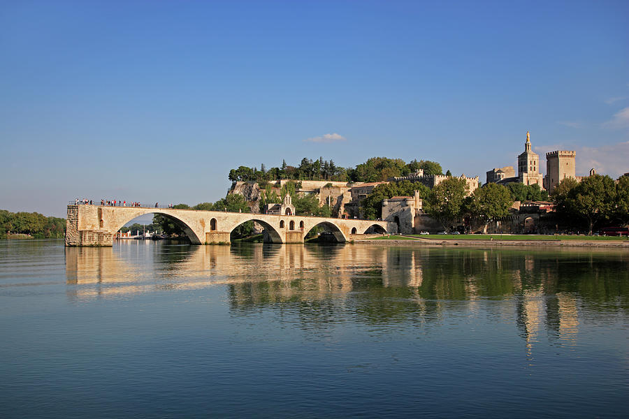 Pont St Benezet Bridge In Avignon #1 Photograph by Guy Vanderelst