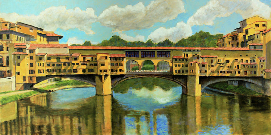 Ponte Vecchio Painting by David Zimmerman - Fine Art America