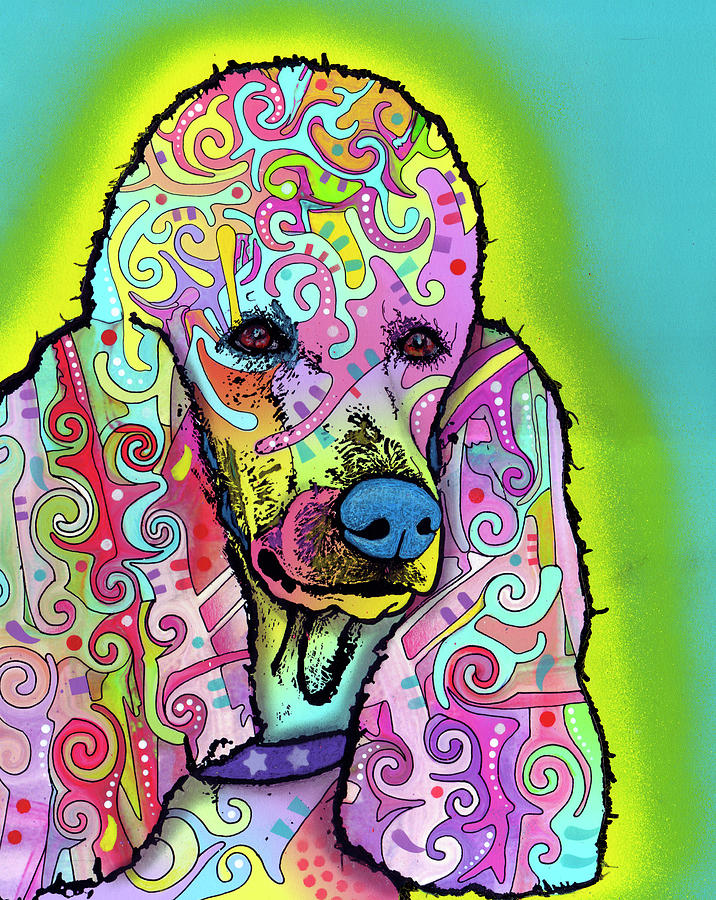 Poodles Mixed Media - Poodle by Dean Russo