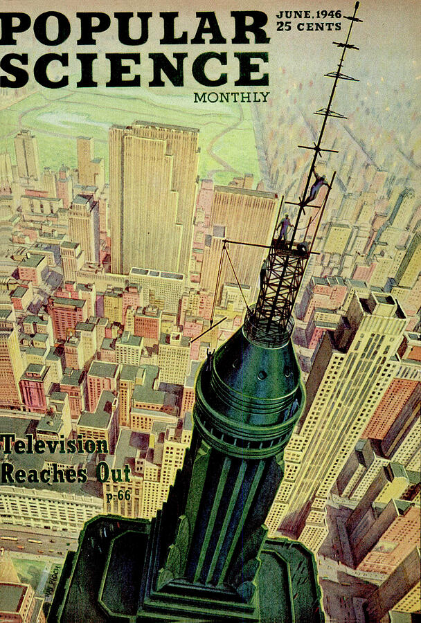 Popular Science Magazine Cover June 1946 #1 Drawing by Popular Science Popular Science Magazine Cover June 1946 #1 Drawing by Popular Science