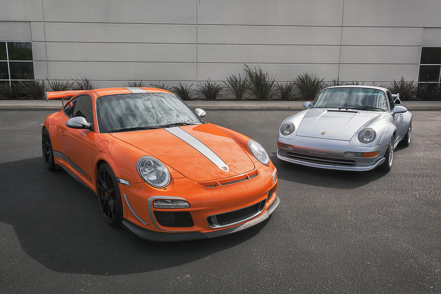 #Porsche #993gt2 and 4.0 #GT3RS #Print #2 Photograph by ItzKirb Photography