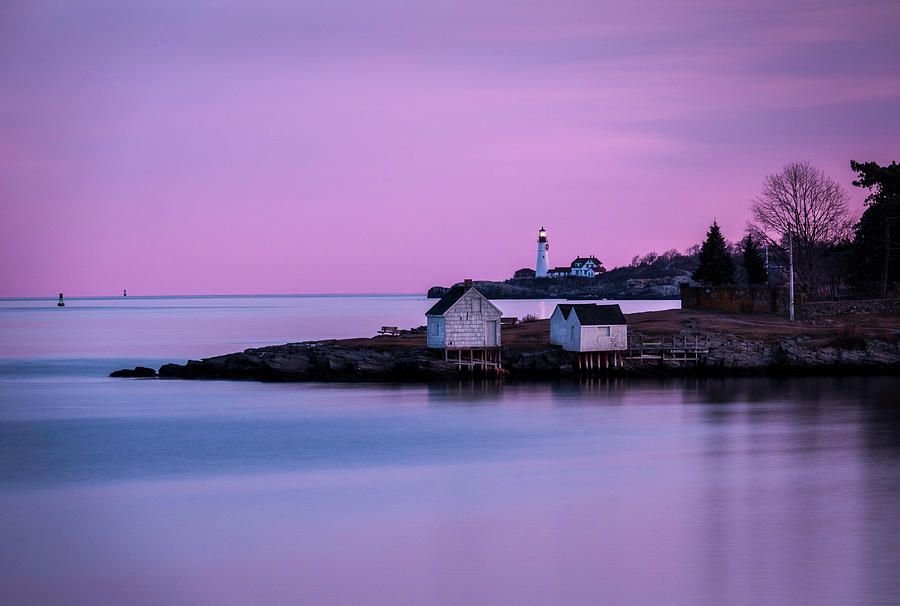 Portland Head Lighthouse at Dusk by Gary Shepard Portland Head Lighthouse at Dusk by Gary Shepard