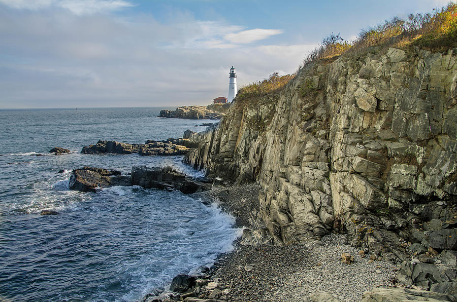 Portland Head Lighthouse - Cape Elizabeth - Maine #1 Photograph by Bill Cannon
