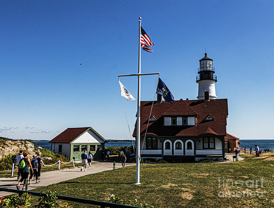 Portland Head Lighthouse, Cape Elizabeth,  Maine #1 Photograph by Thomas Marchessault