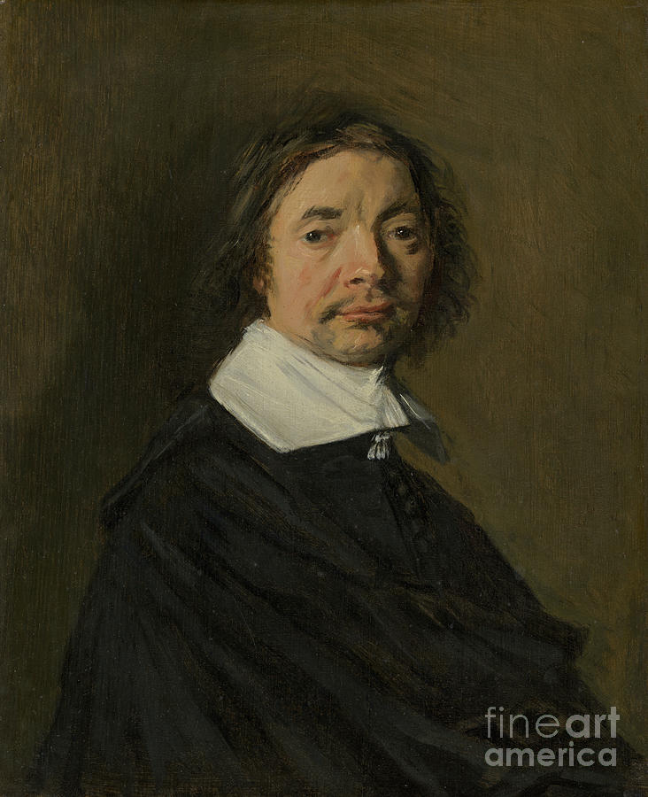 Portrait Of A Man, C.1660 Painting by Frans Hals