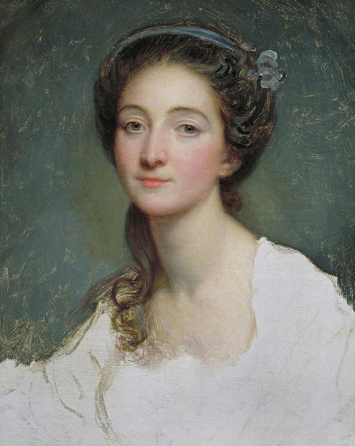 Portrait Of A Woman Painting by Jean-baptiste Greuze | Fine Art America