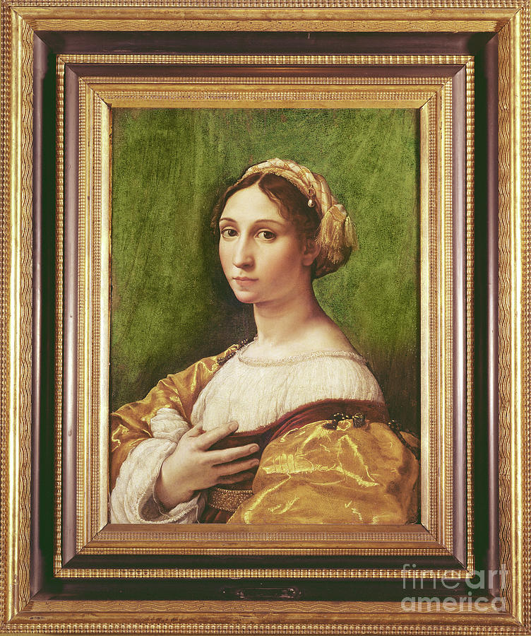 Portrait Painting - Portrait Of A Young Woman by Raphael