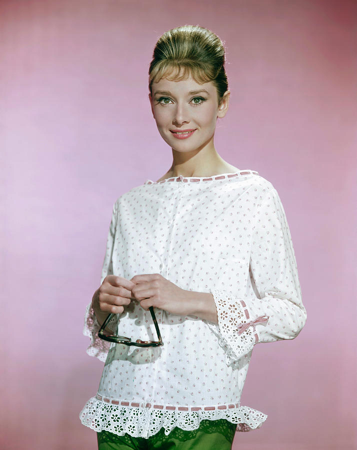 Portrait Of Audrey Hepburn #1 Photograph by Hulton Archive