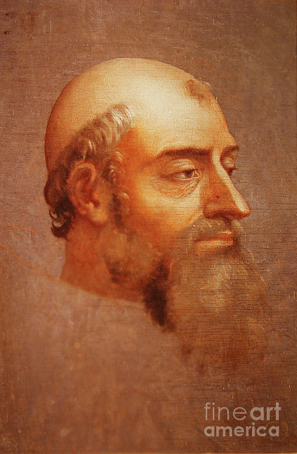 Portrait Of Clement Vii Painting by Sebastiano Del Piombo