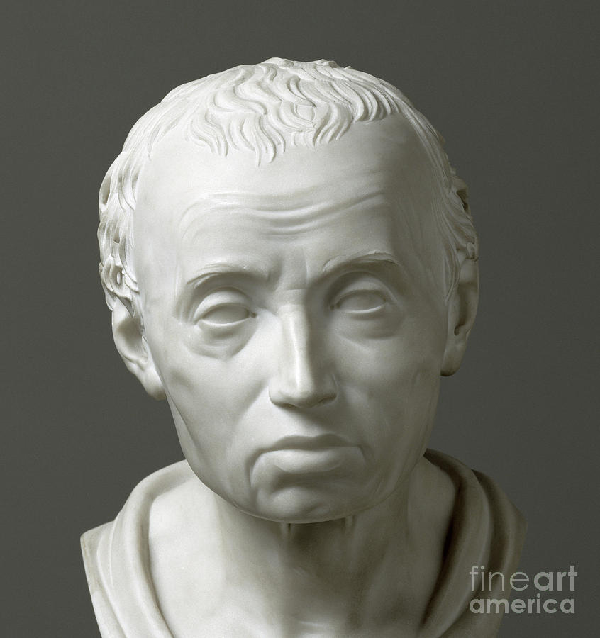 Portrait of Emmanuel Kant  Sculpture by Friedrich Hagemann