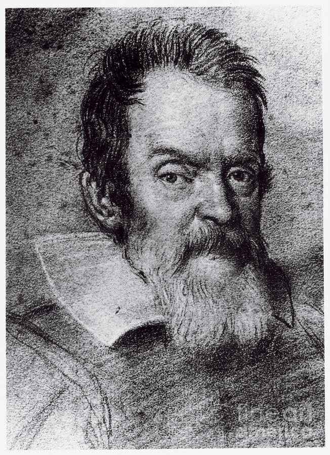 Portrait Of Galileo Galilei #1 Photograph by Science Photo Library