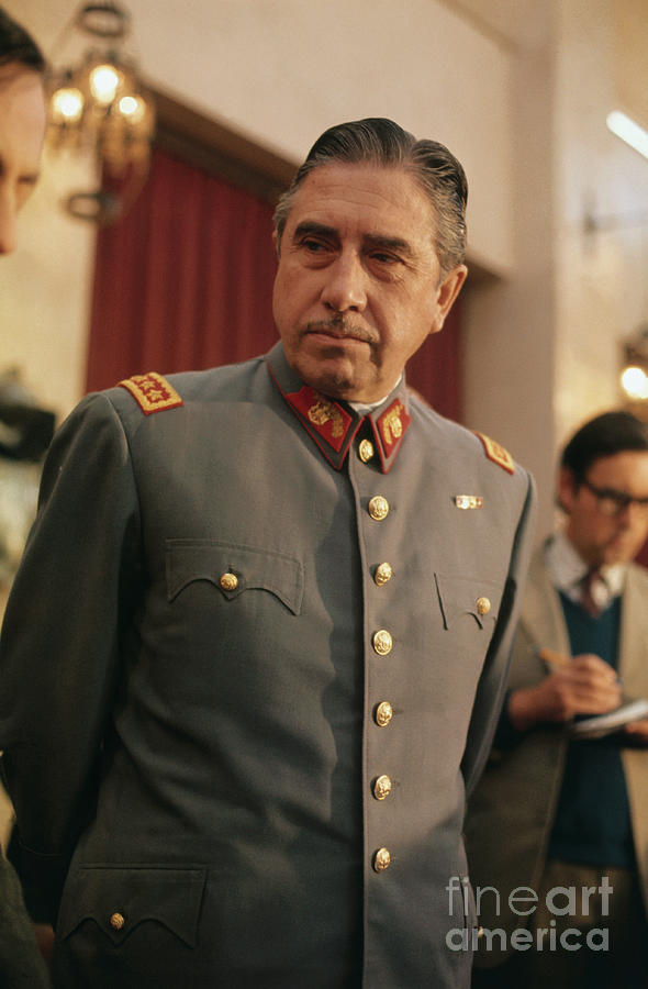 Portrait Of General Augusto Pinochet #1 Photograph by Bettmann