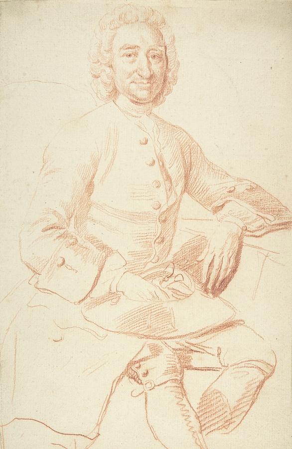 Portrait Of Graham Drawing by Thomas Hudson