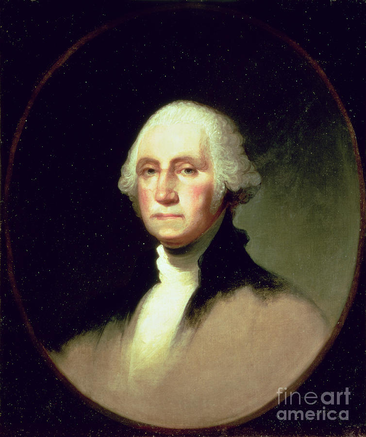 Portrait Of George Washington Painting by Jane Stuart