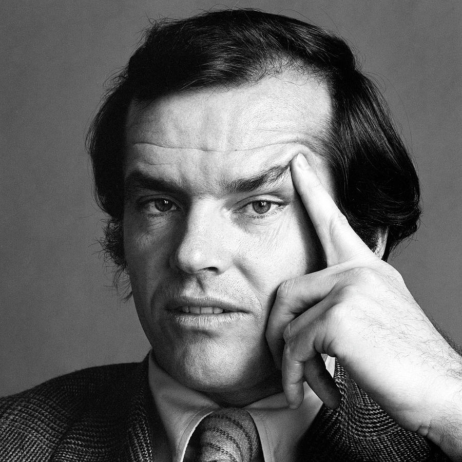 Jack Nicholson Photograph - Portrait Of Jack Nicholson #1 by Jack Robinson