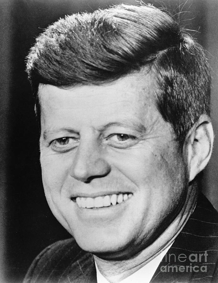 Portrait Of John F. Kennedy #1 Photograph by Bettmann