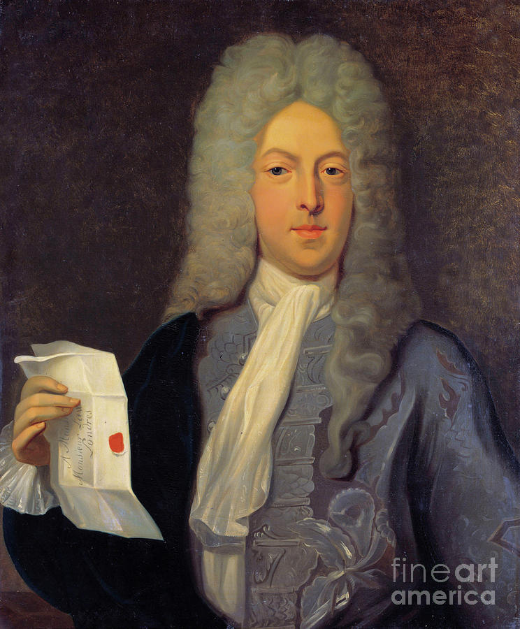 Portrait Of John Law Painting by Casimir De Balthasar - Fine Art America