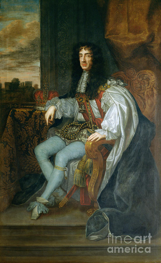 Portrait Of King Charles II Painting by Peter Lely - Fine Art America